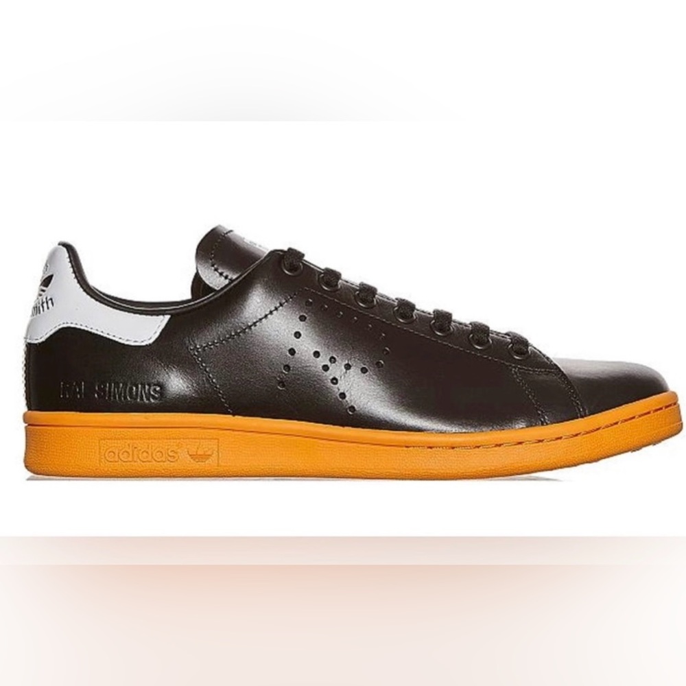 RAF Simons Adidas Stan Smith Black and Orange
